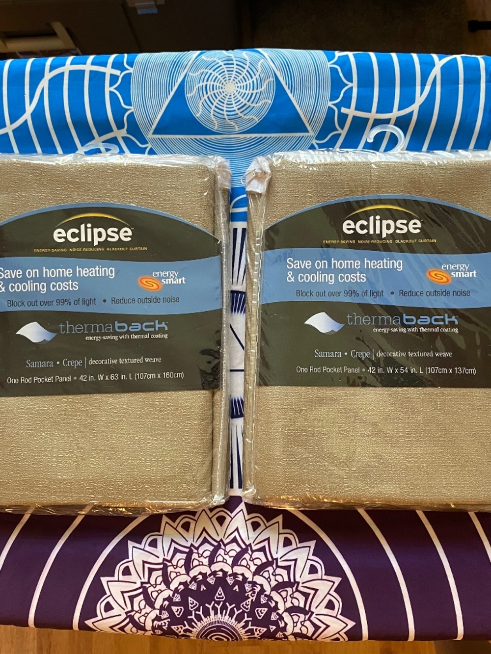 Eclipse Samara Crepe Blackout Curtains